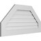 Ekena Millwork Octagonal Top Surface Mount PVC Gable Vent: Functional, w/ 3-1/2"W x 1"P Standard Frame, 40"W x 20"H GVPOT40X2001SF - alternate 4